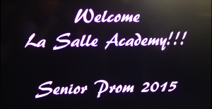 Rhode Island Disc Jockey Services La Salle Academy Video Introduction Screen Text